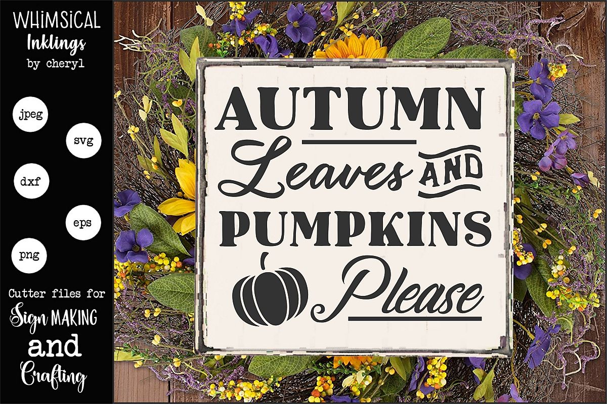 Autumn Leaves SVG example image 1