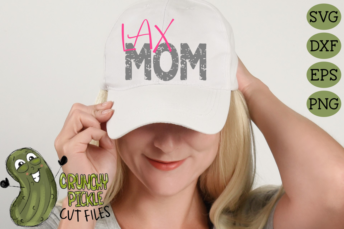 LAX Mom & Bonus Team Lacrosse Mom Sports SVG Cut File example image 1