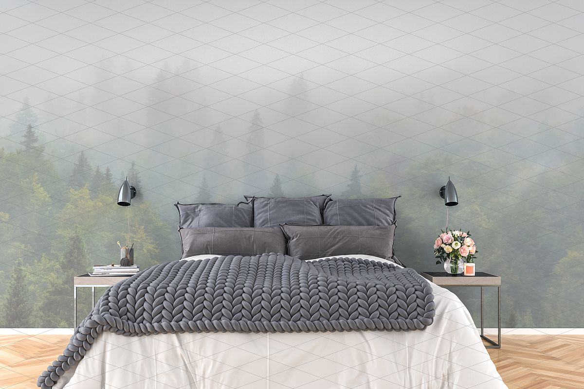 Wall mockup - wallpaper mock up example image 1