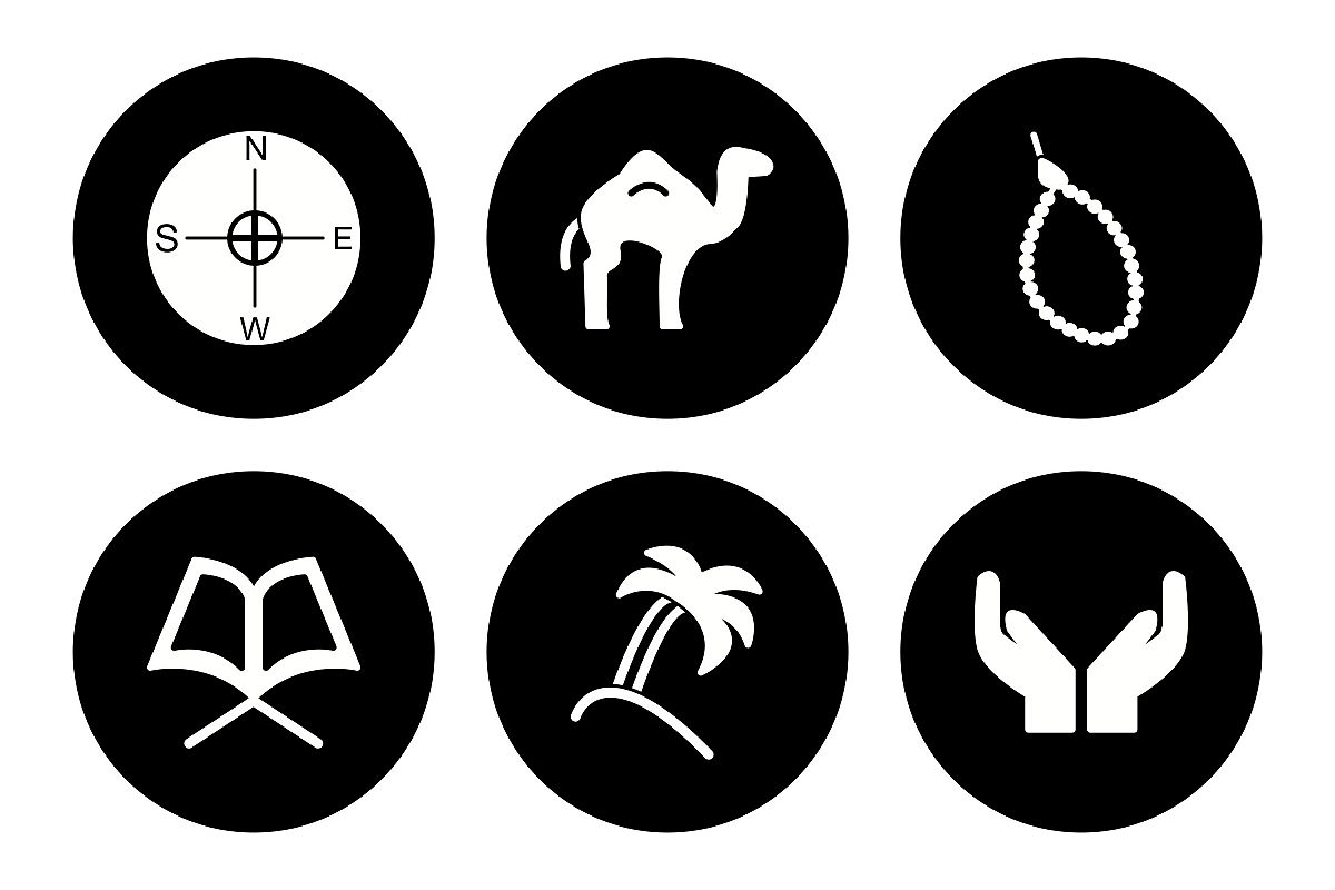 Set Of Ramadan Icons example image 1
