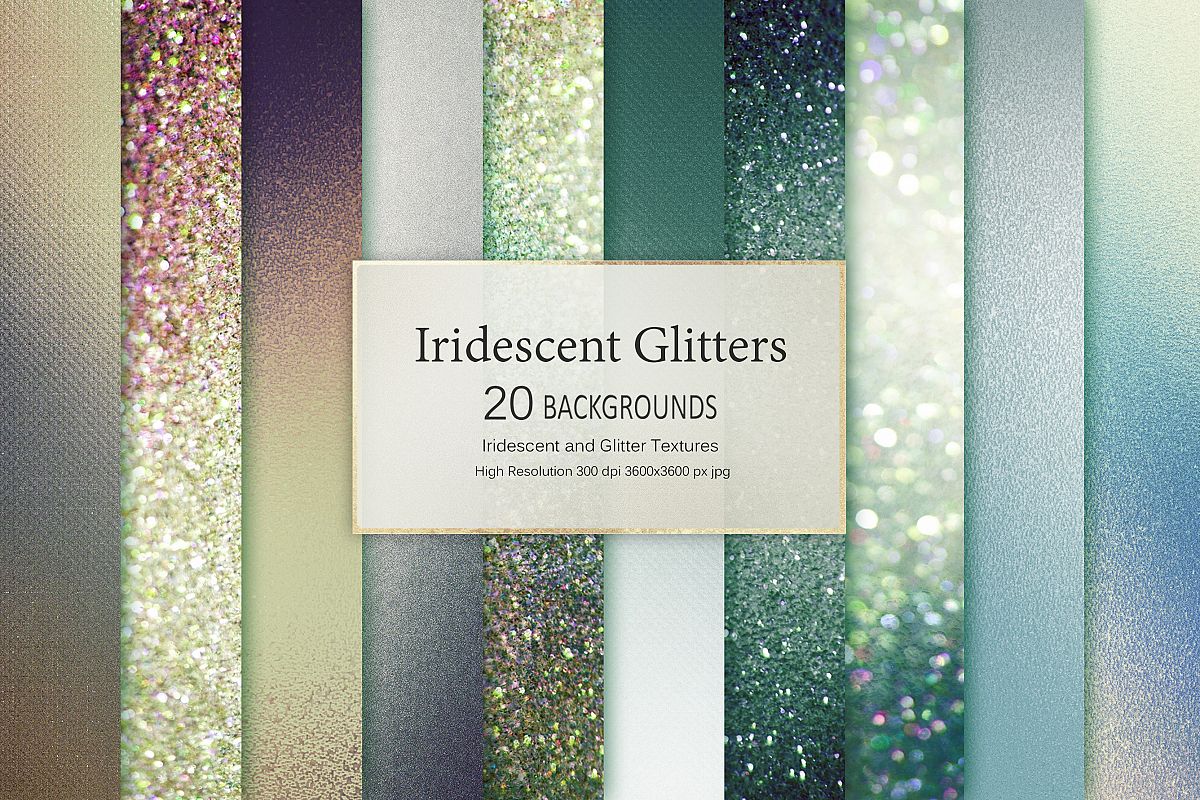 Iridescent and Glitter Textures example image 1