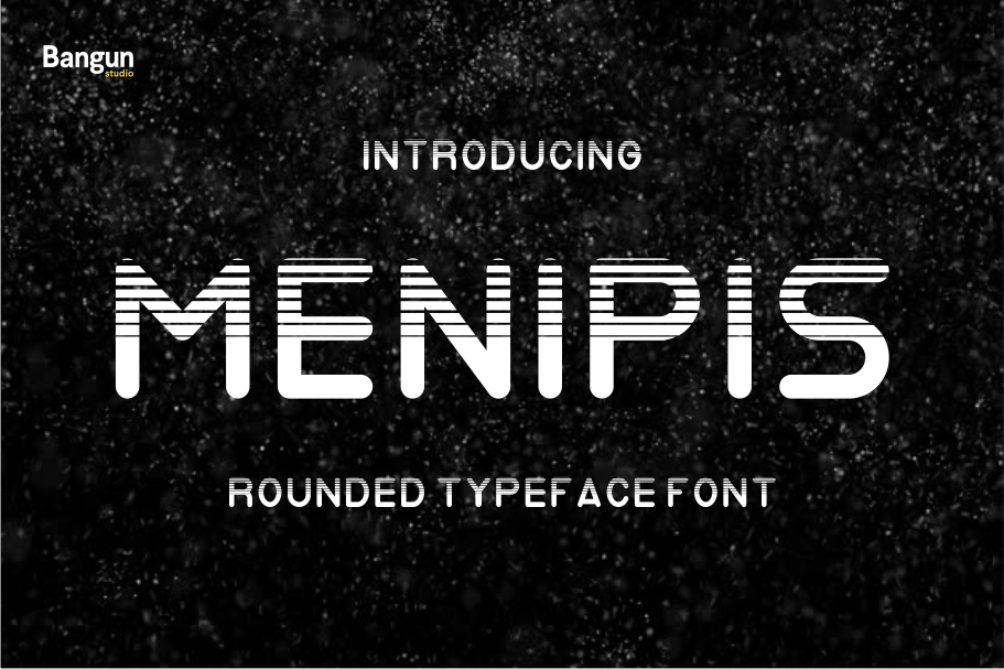 Menipis font example image 1