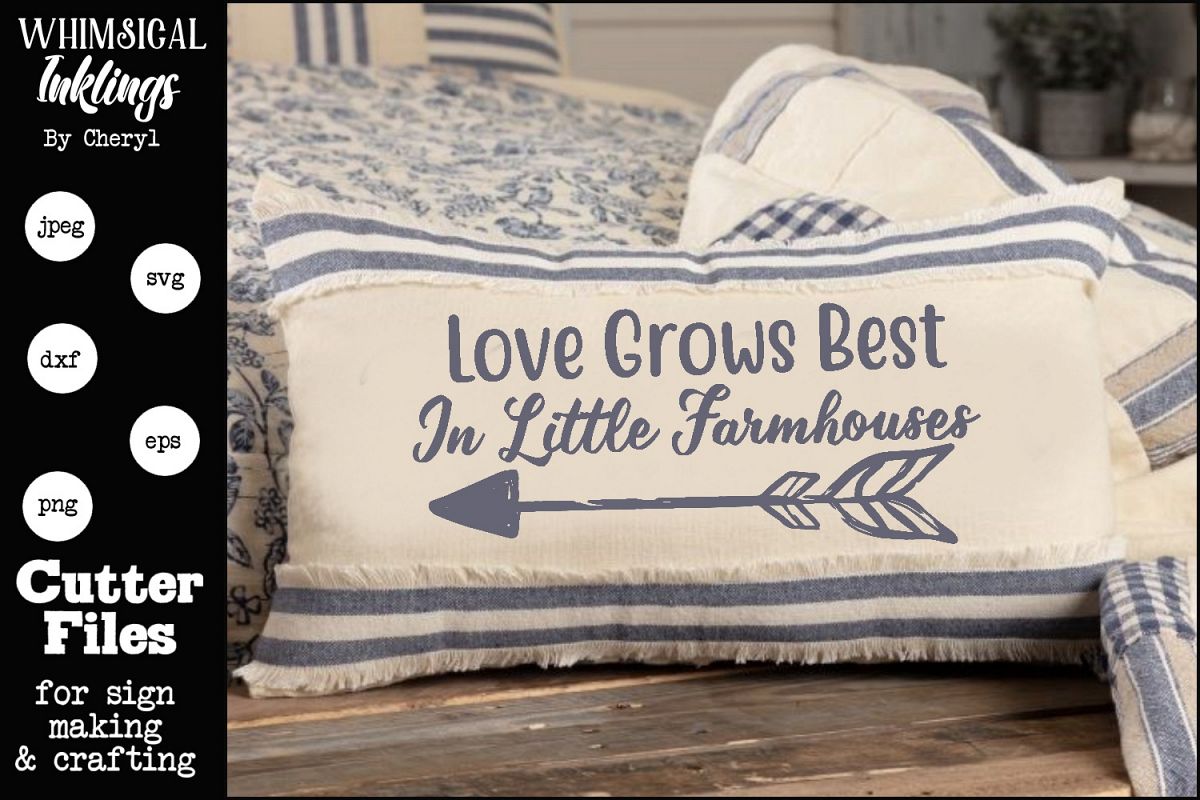Love Grows Best SVG example image 1