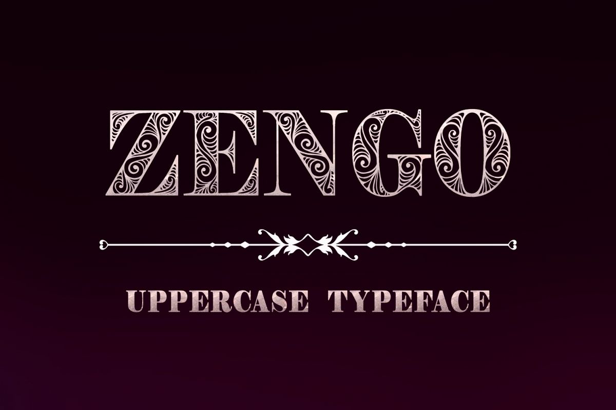 Zengo font example image 1