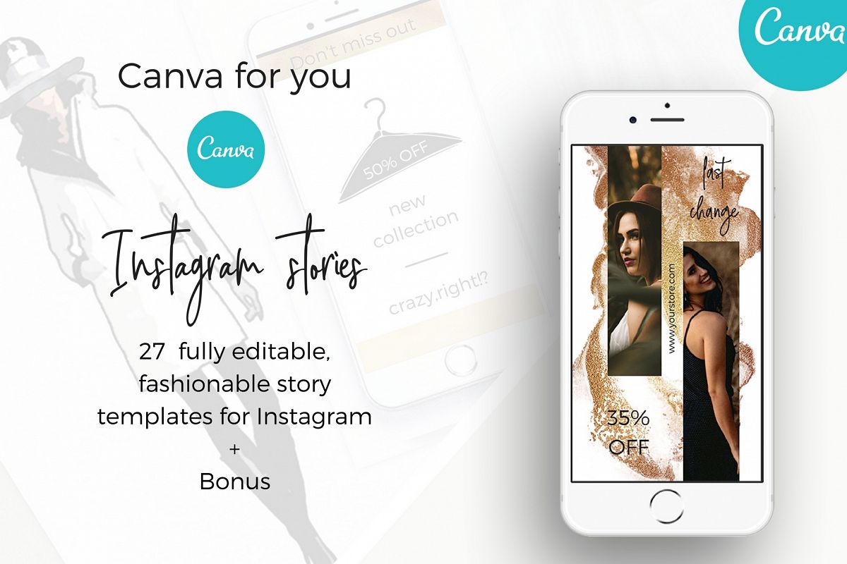 Dark style Instagram stories example image 1