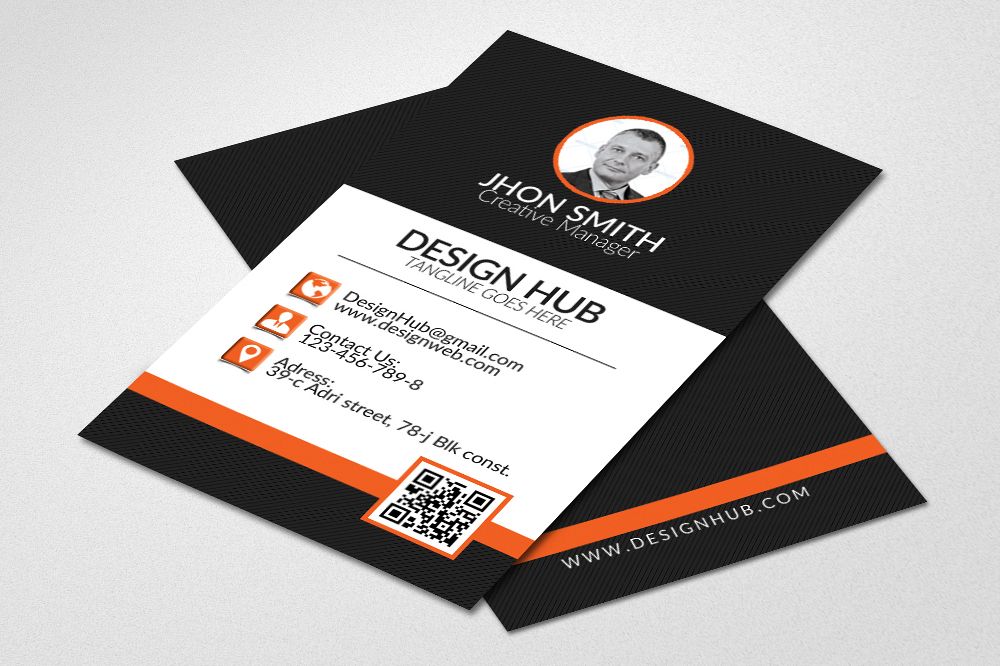 Vertical Business Cards example image 1