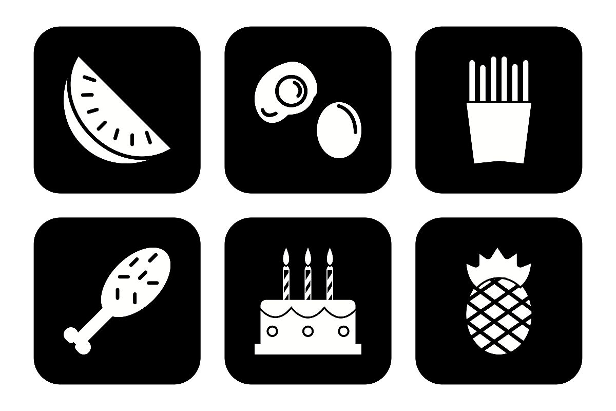 Set Of Food Icons example image 1