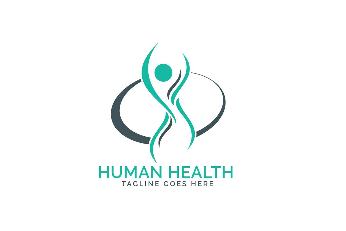 Human health care logo design. example image 1