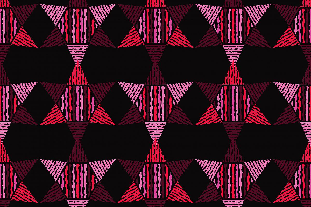 Seamless vector background with decorative stars. Vector illustration. Textile rapport. example image 1