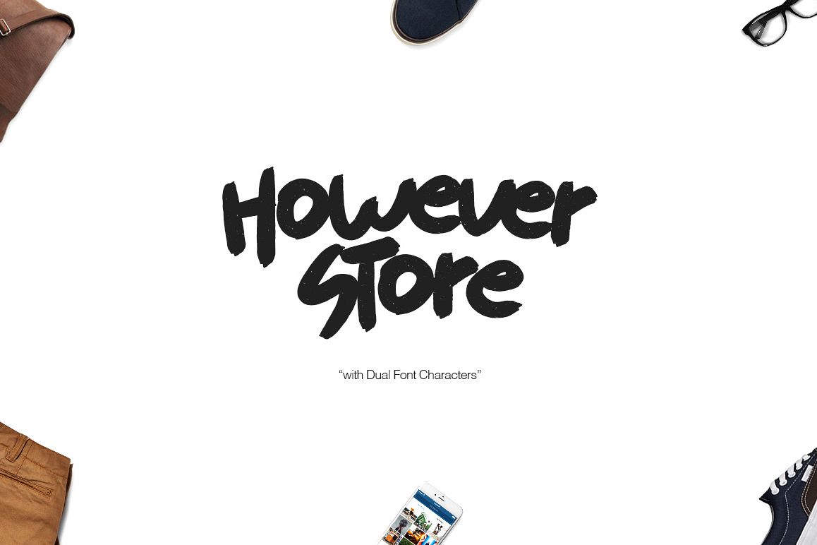 However Store Typeface example image 1