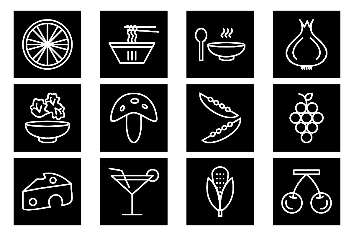 Set Of Food Icons example image 1