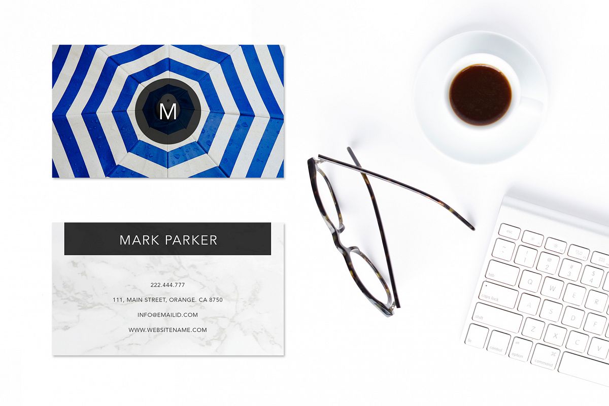 Modern Pattern Texture Beautiful Professional Art Business Card example image 1