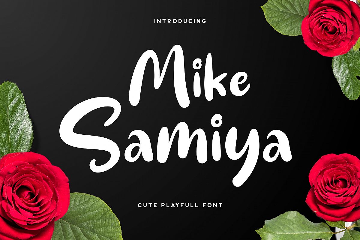 Mike Samiya Font example image 1