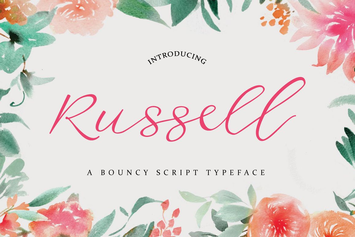 Russell Font example image 1