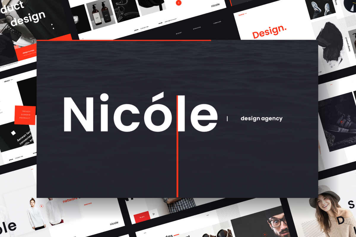 Nicole PowerPoint Template example image 1