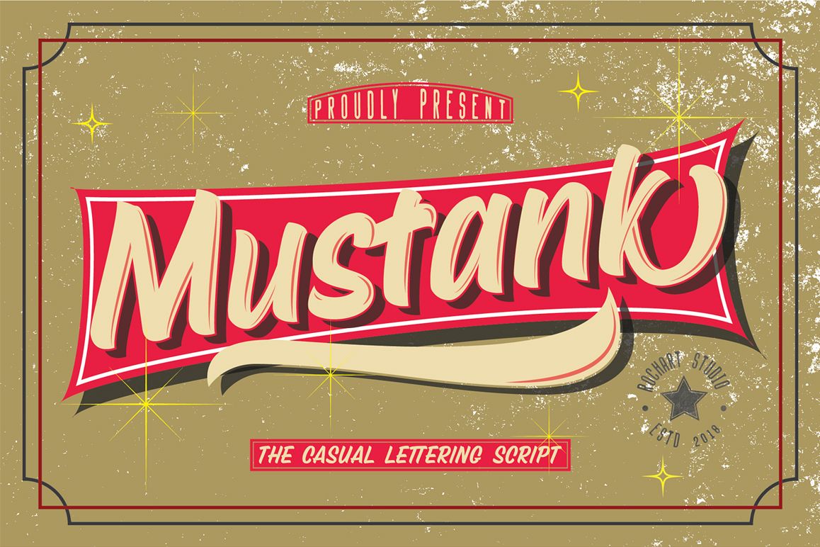 Mustank Casual Script example image 1