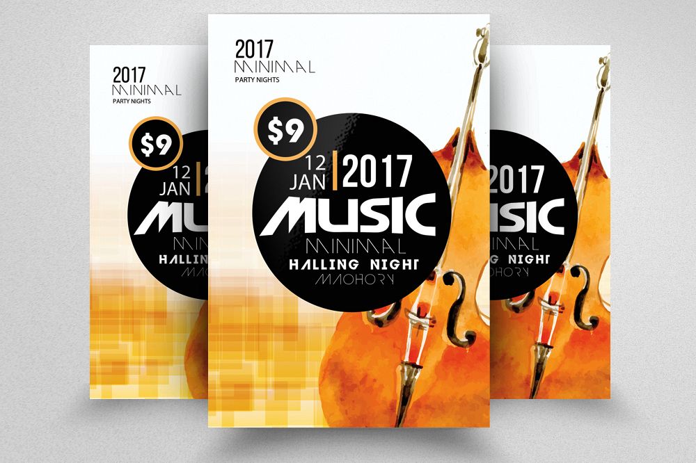 Musical Band Show Flyer example image 1