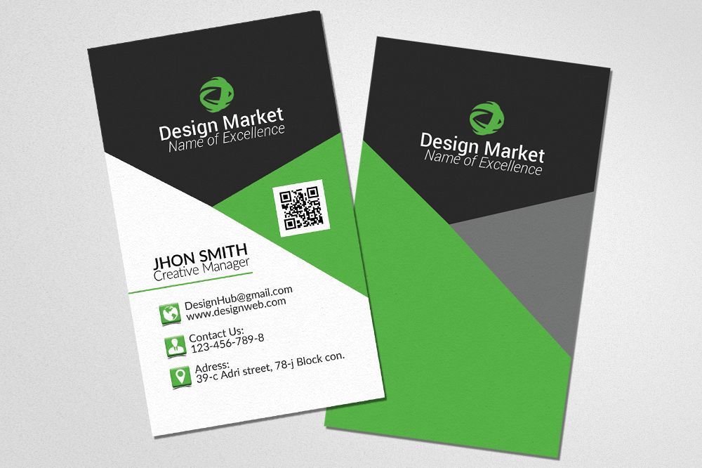 Vertical Business Cards example image 1