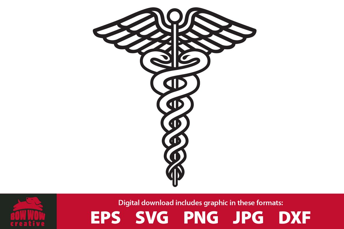 Download Caduceus Medical Staff - SVG, EPS, JPG, PNG, DXF files