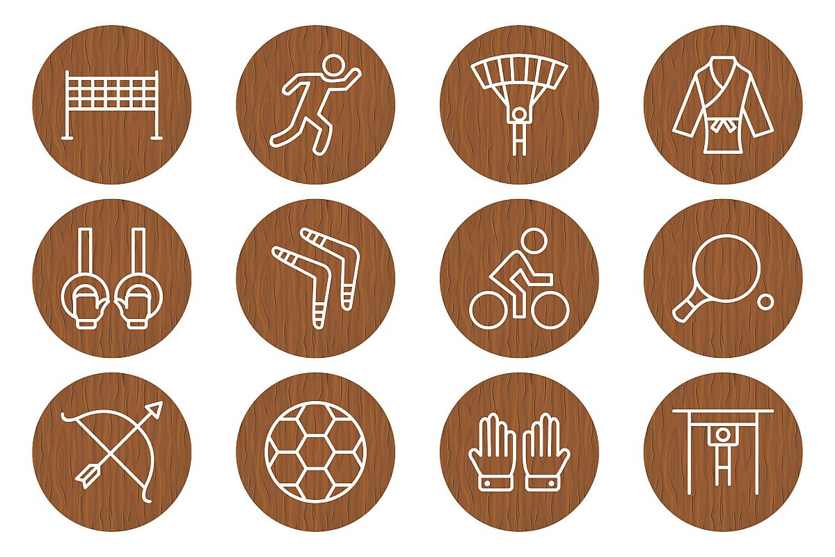 Set Of Sports And Game Icons example image 1