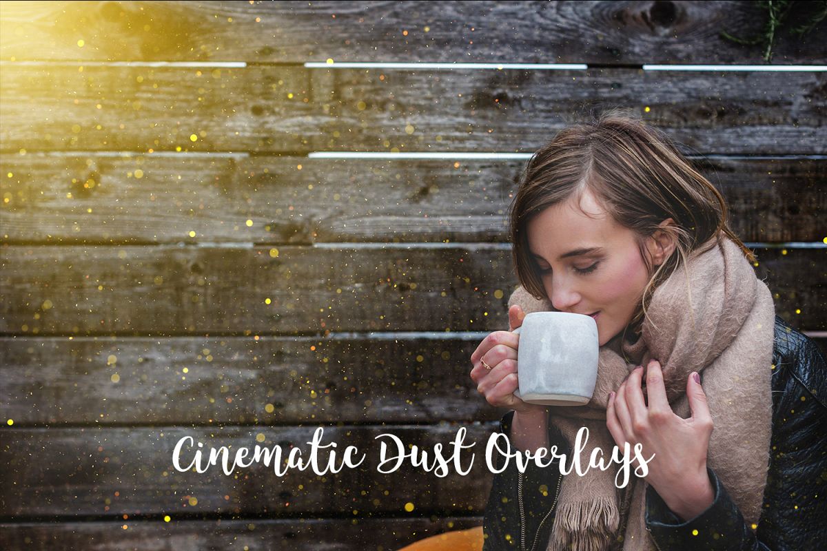 Cinematic Dust Photo Overlays, Bokeh Light Effects example image 1