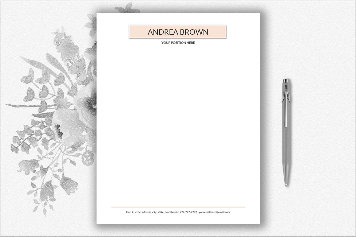 Letterhead Design Template example image 1