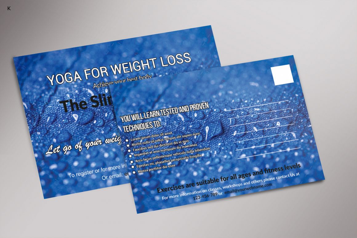 Fitness Post Card example image 1