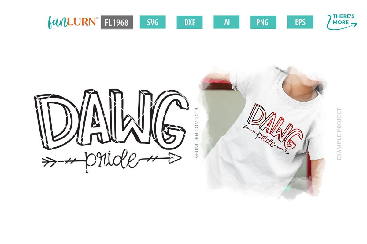 Dawg Pride Team SVG Cut File example image 1