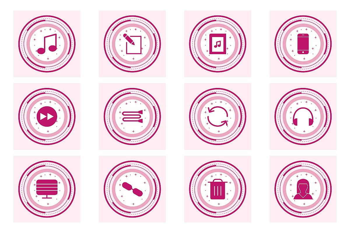 Set Of Multimedia Icons example image 1