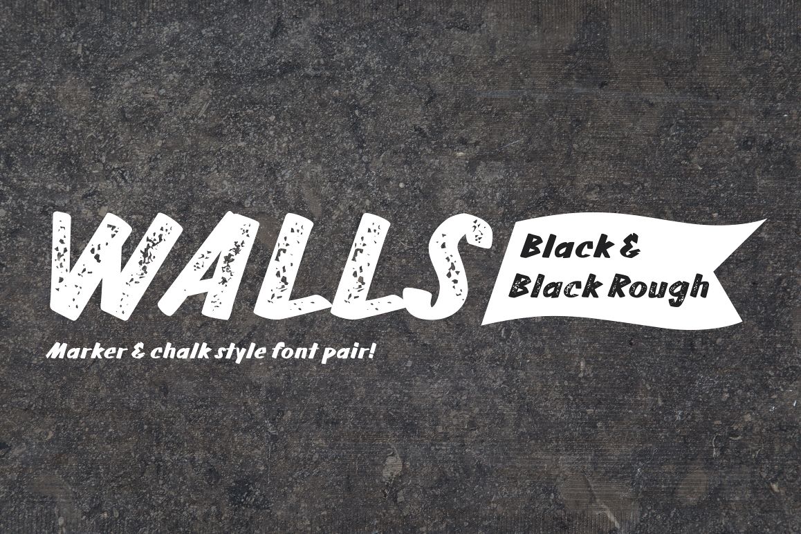 Walls Black & Walls Rough Black example image 1