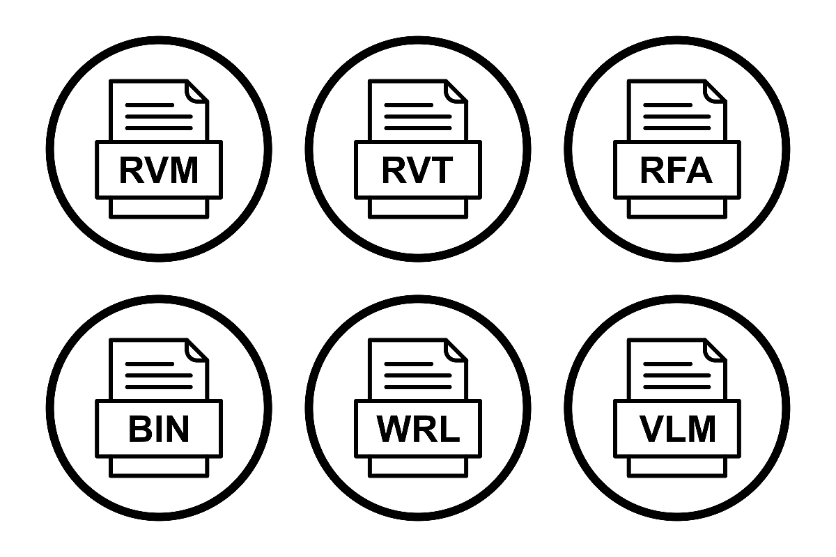 Set Of File Formats Icons example image 1