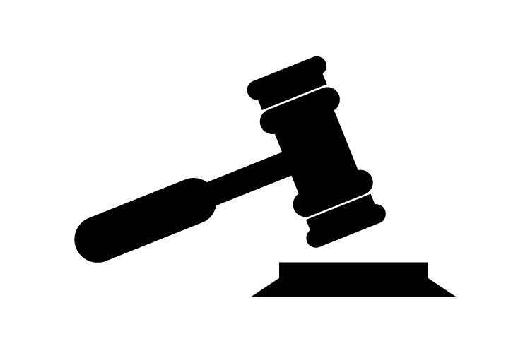 Hammer judge icon example image 1