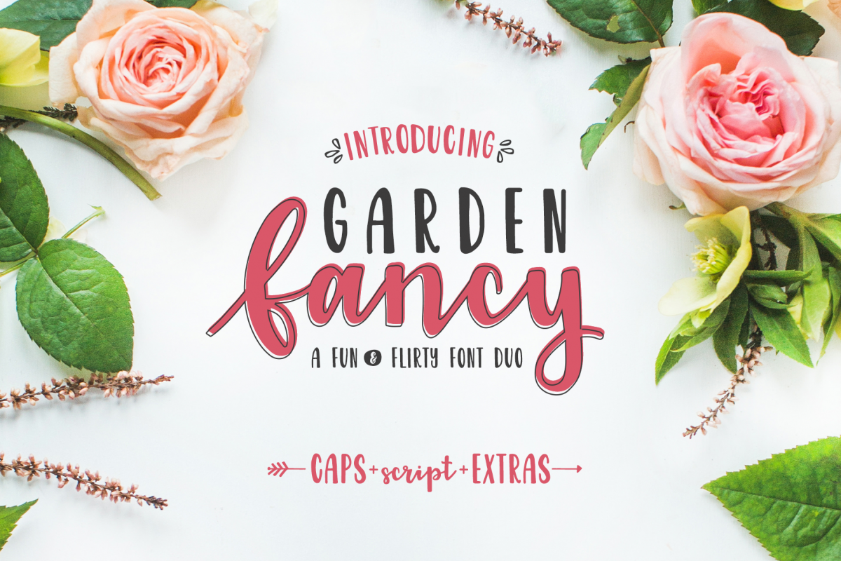 Garden Fancy Font Duo example image 1