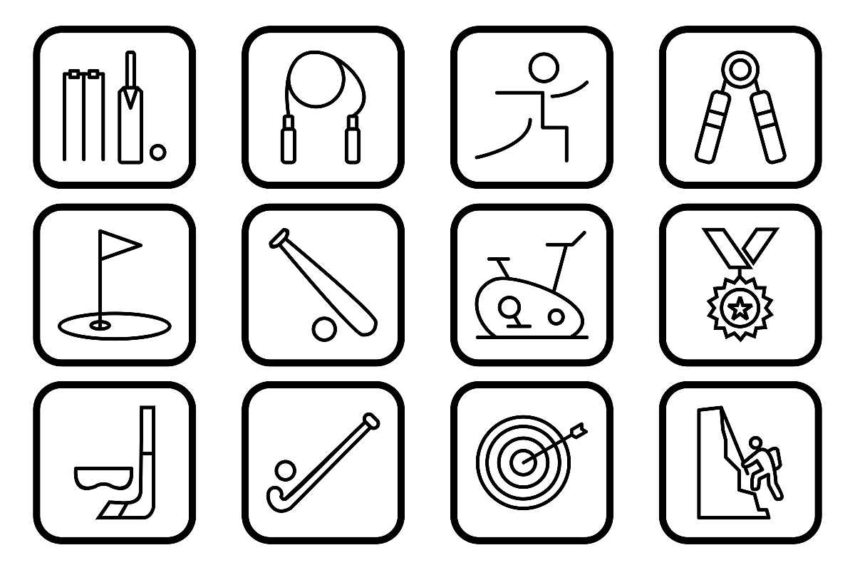 Set Of Sports And Game Icons example image 1