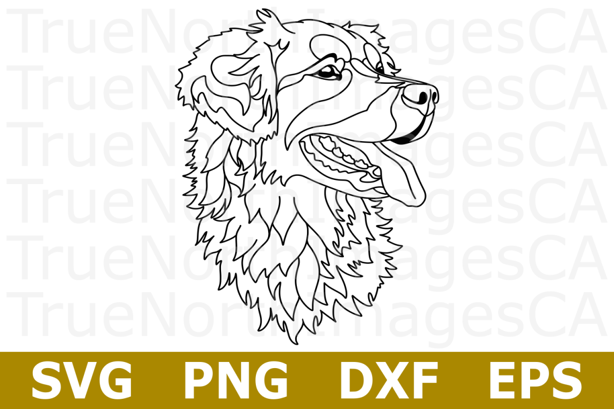 Golden Retriever - An Animal SVG Cut File example image 1