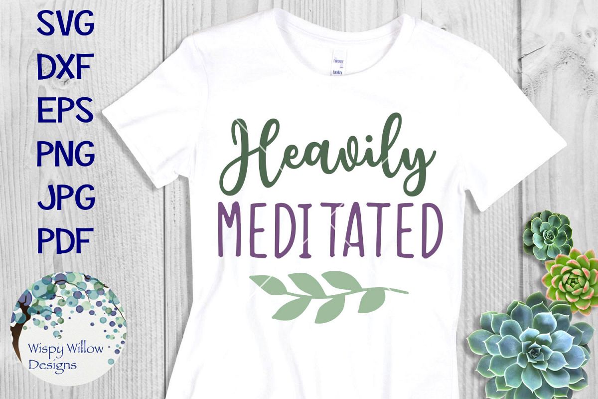 Heavily Meditated SVG example image 1