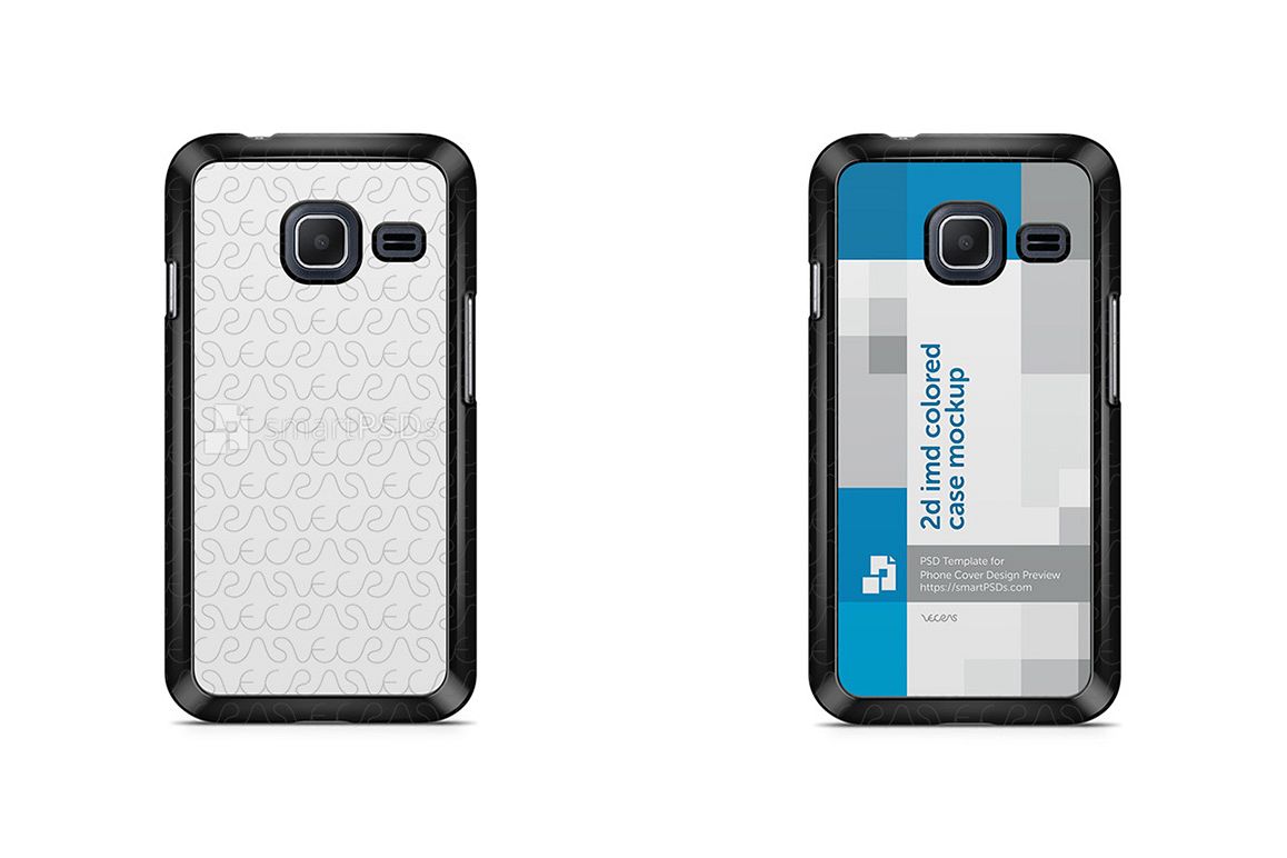 Samsung Galaxy J1 Mini 2d IMD Colored Mobile Case Design Mockup 2016 example image 1