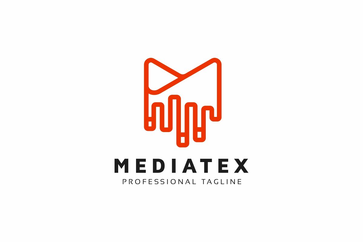 Mediatex M Letter Logo example image 1
