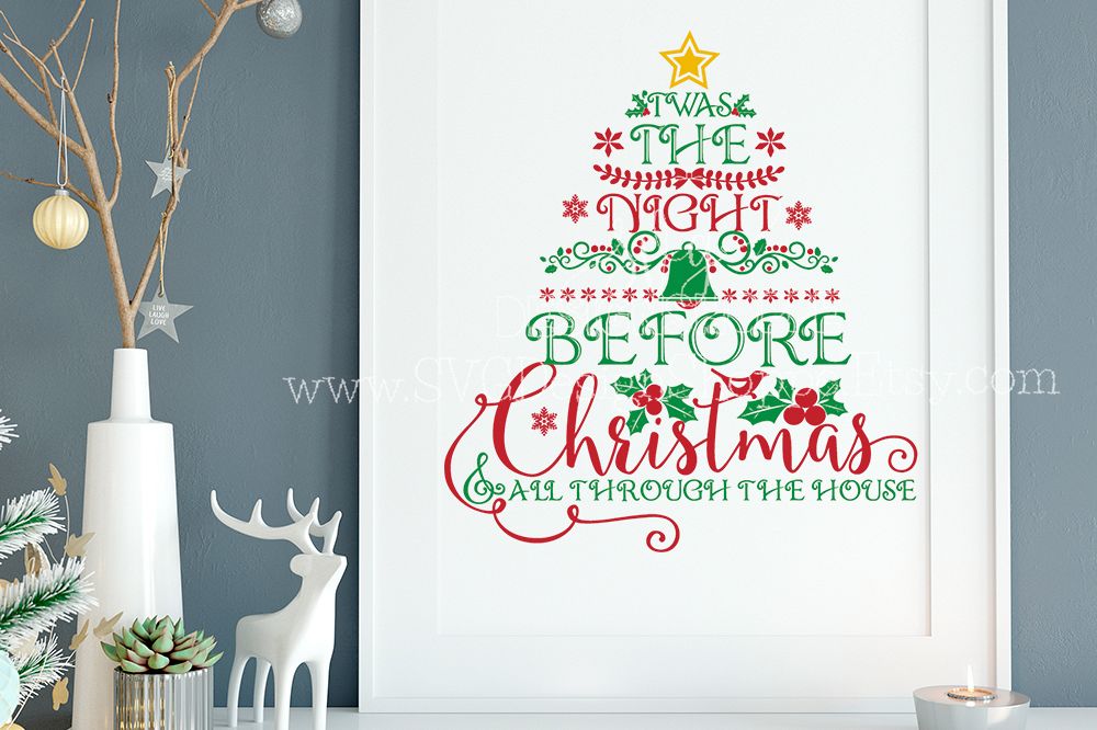 Download Twas The Night Before Christmas Christmas SVG FilesCut ...