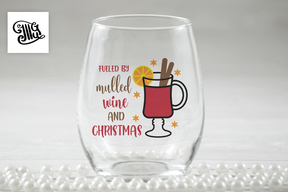 Fueled by mulled wine and Christmas cheer - Christmas wine example image 1