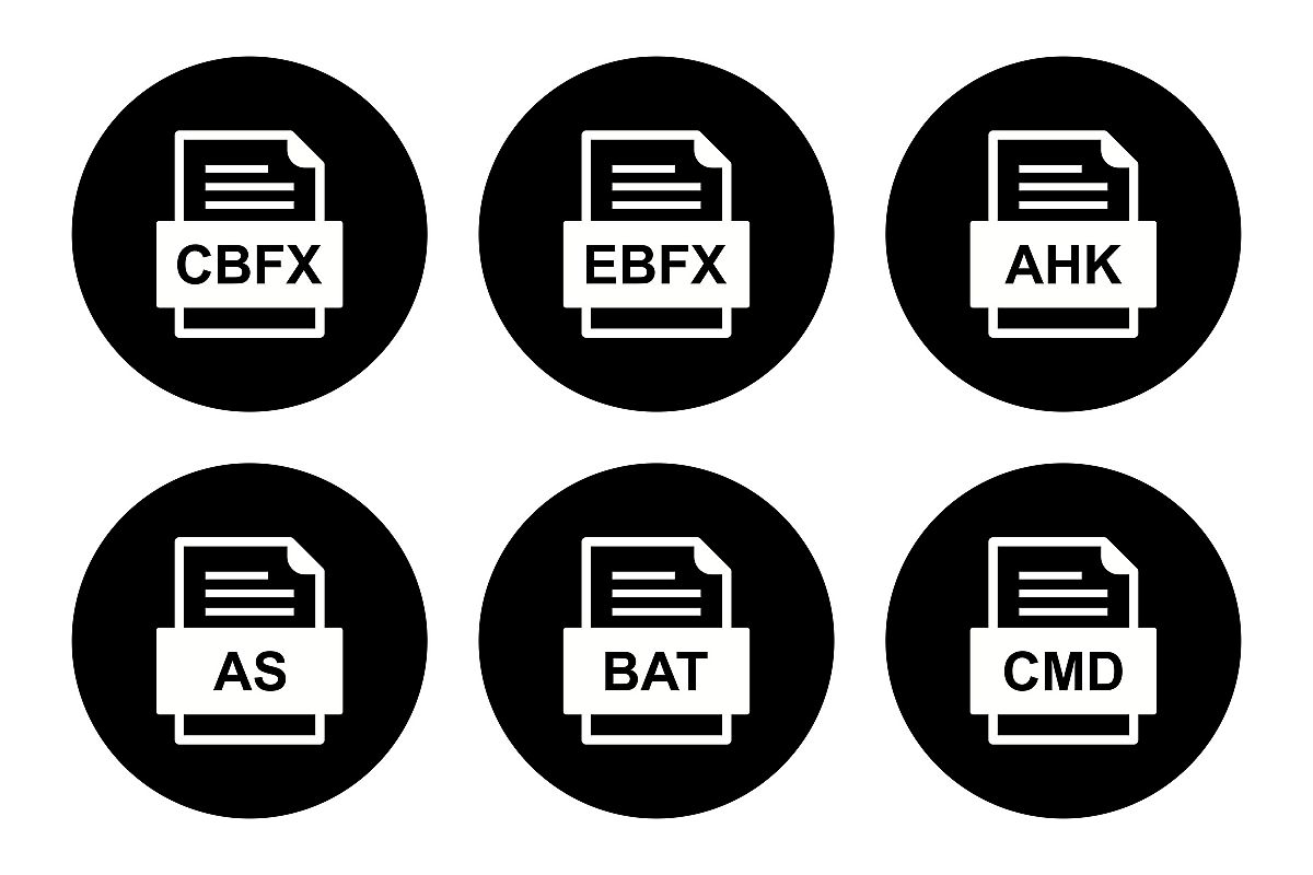 Set Of File Formats Icons example image 1