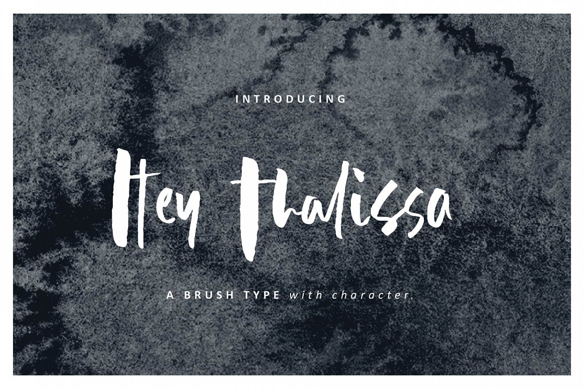 Hey Thalissa Signature Font example image 1