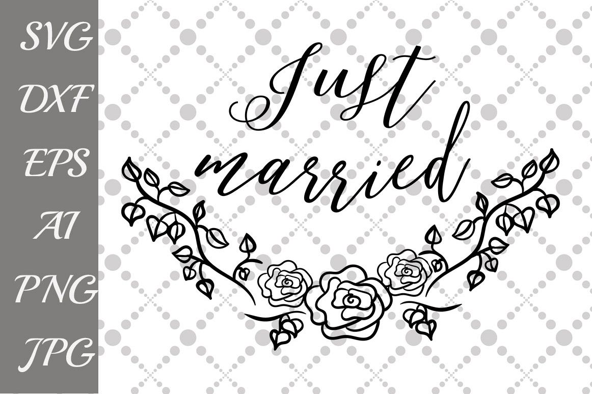 Just married Svg example image 1