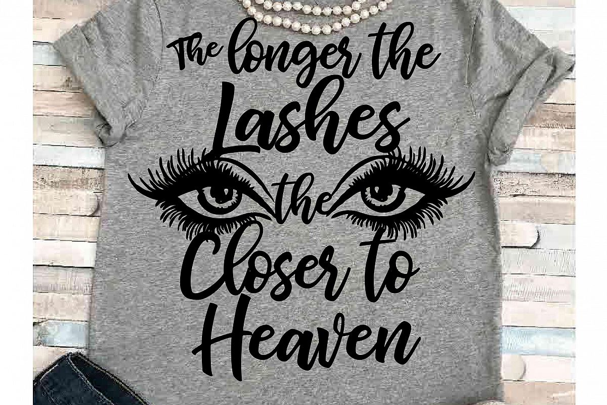 Download Lashes svg SVG DXF JPEG Silhouette Cameo Cricut makeup svg iron on Gym svg Workout shirt heaven ...