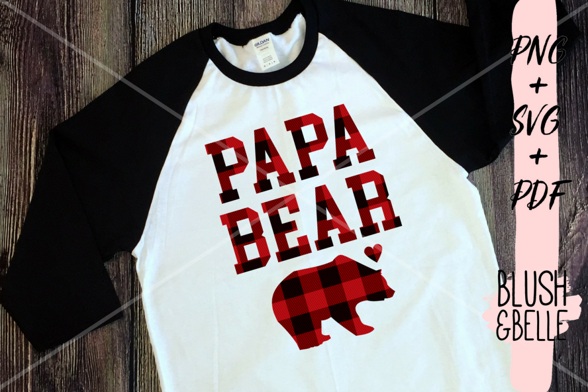 Papa Bear PNG, SVG, PDF example image 1