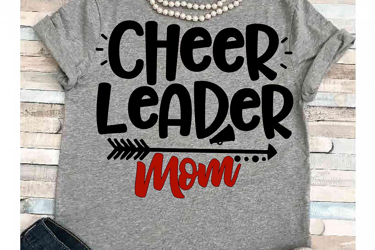 Download Cheer Mom svg SVG DXF JPEG Silhouette Cameo Cricut Cheerleader svg iron on Cheerleader shirt ...