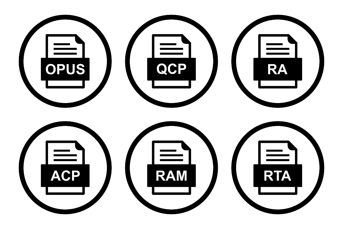 Set Of File Formats Icons example image 1