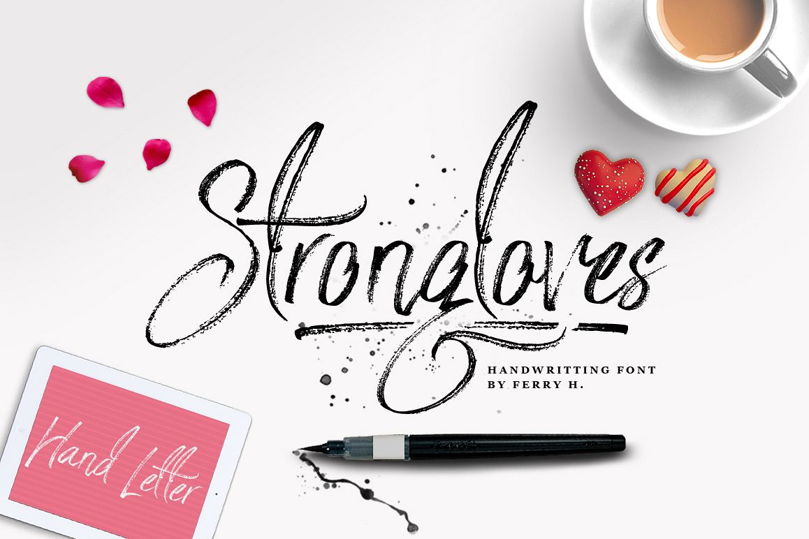 Strongloves - Handwritting Font example image 1