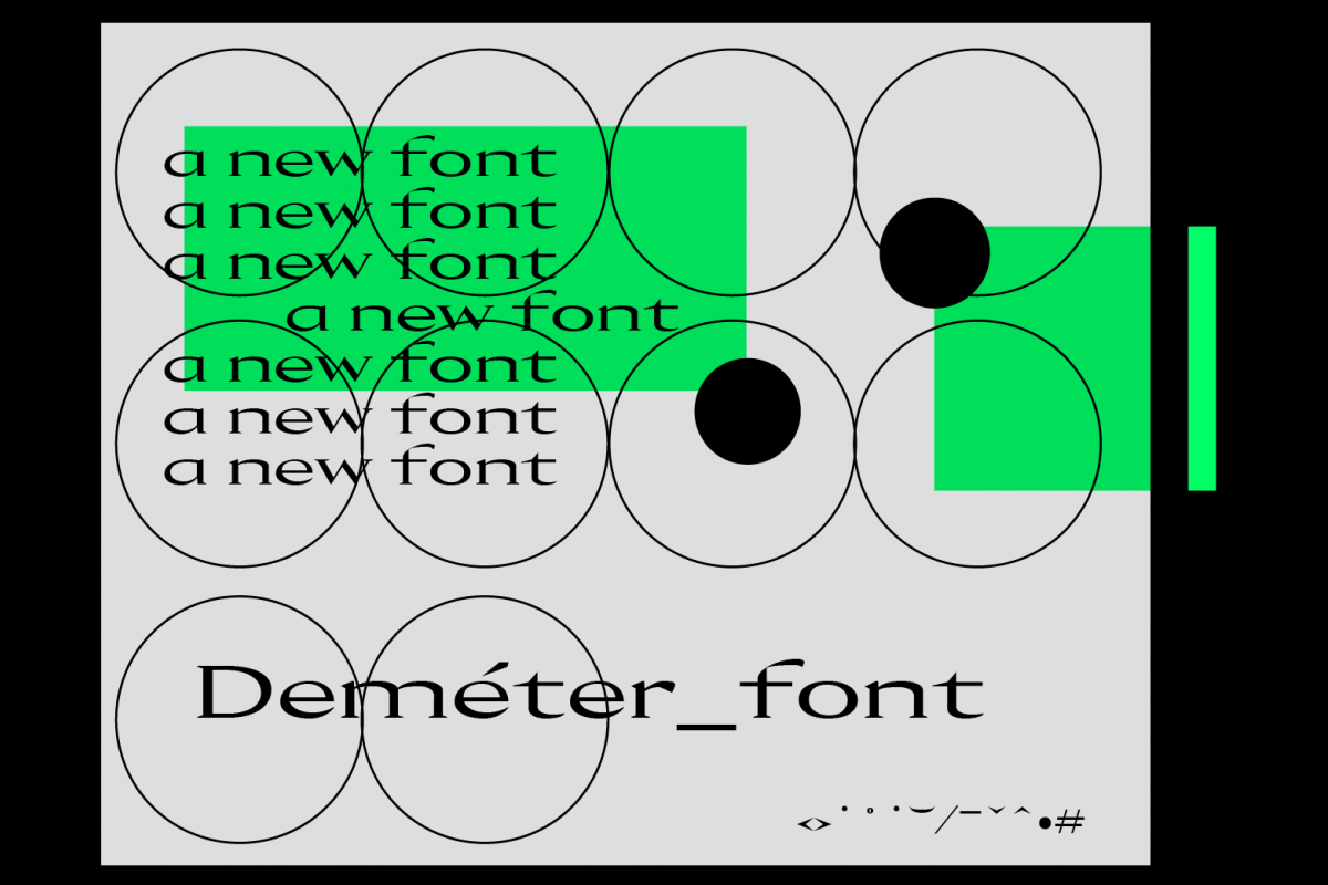 Demeter Font example image 1