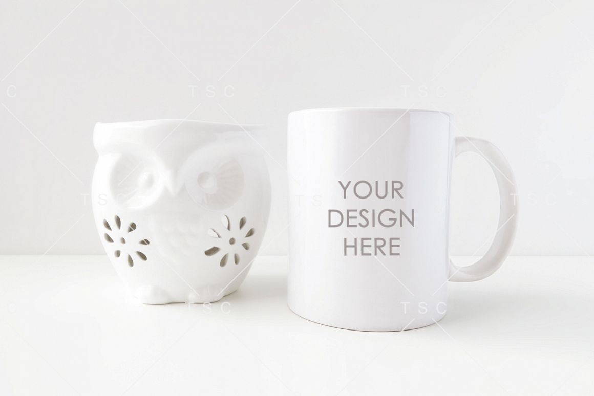 White Mug Mockup example image 1
